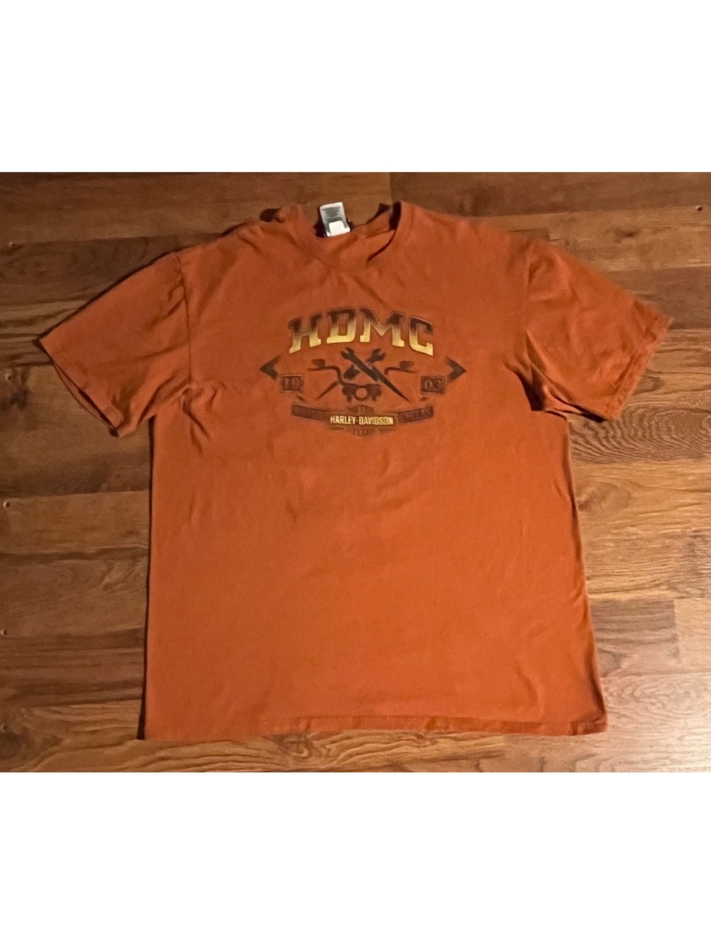 Harley-Davidson HDMC Daytona Beach Orange T-Shirt Size XL